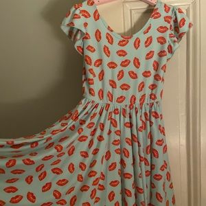 Dot dot Lips Dress